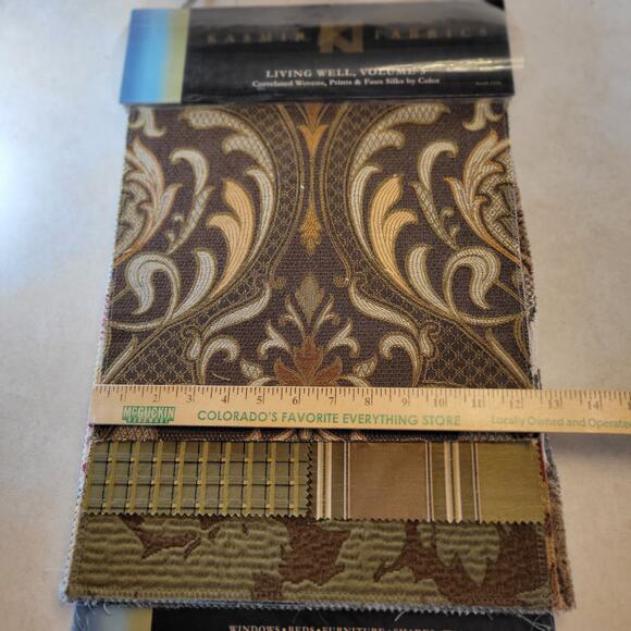 Kasmir Fabric Sample Book  Prints Woven Solid by Color Quilting Huge Heavy - Picture 3 of 16